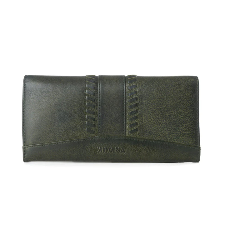 Zidana Santa Fe Woven Leather Wallet
