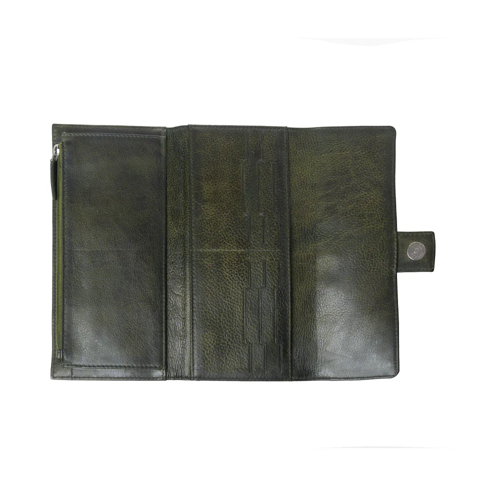 Zidana Santa Fe Woven Leather Wallet