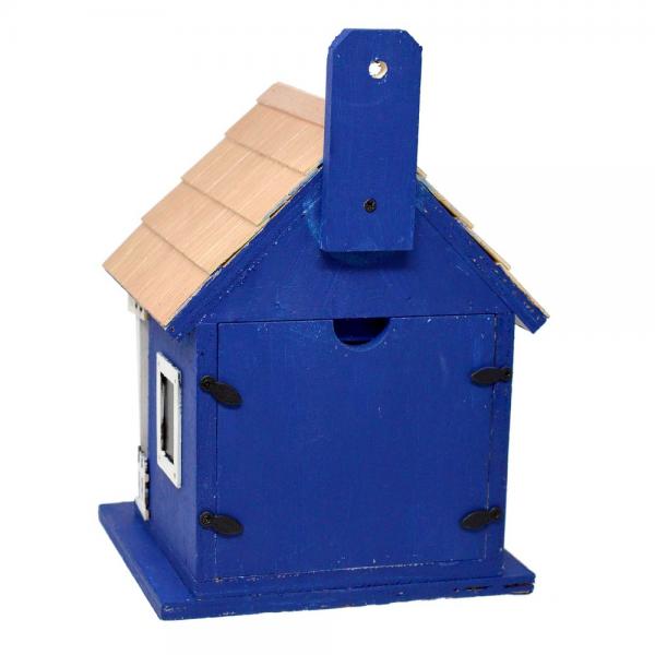 Navy Coastal Cabana Birdhouse