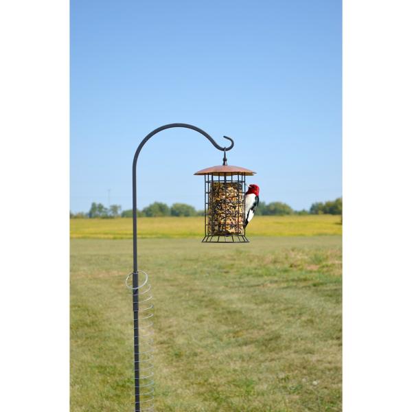 Copper Roof Suet Log Bird Feeder
