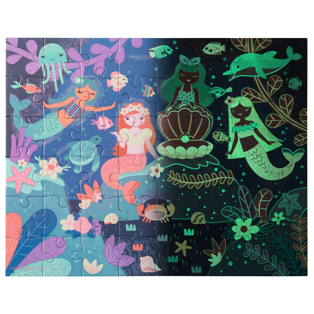 Mermaids Glow in the Dark Puzzle