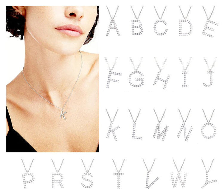 Pearl Initial Necklace