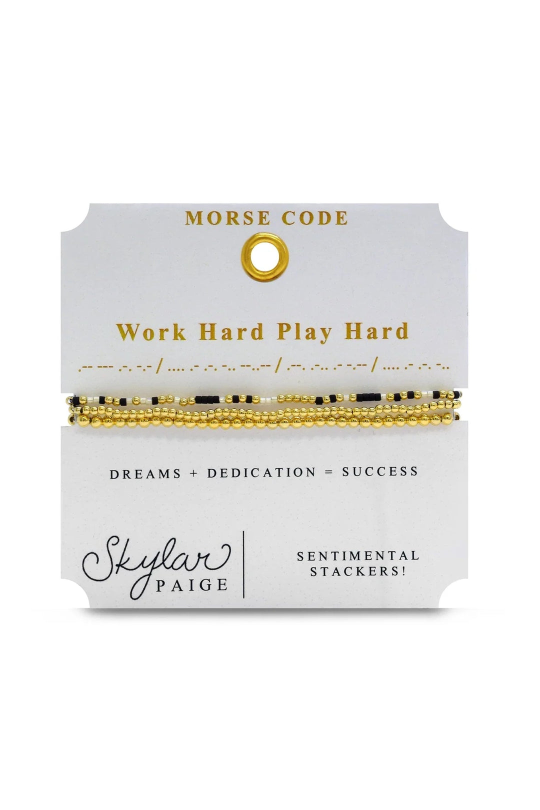 Morse Code Stacker Bracelets