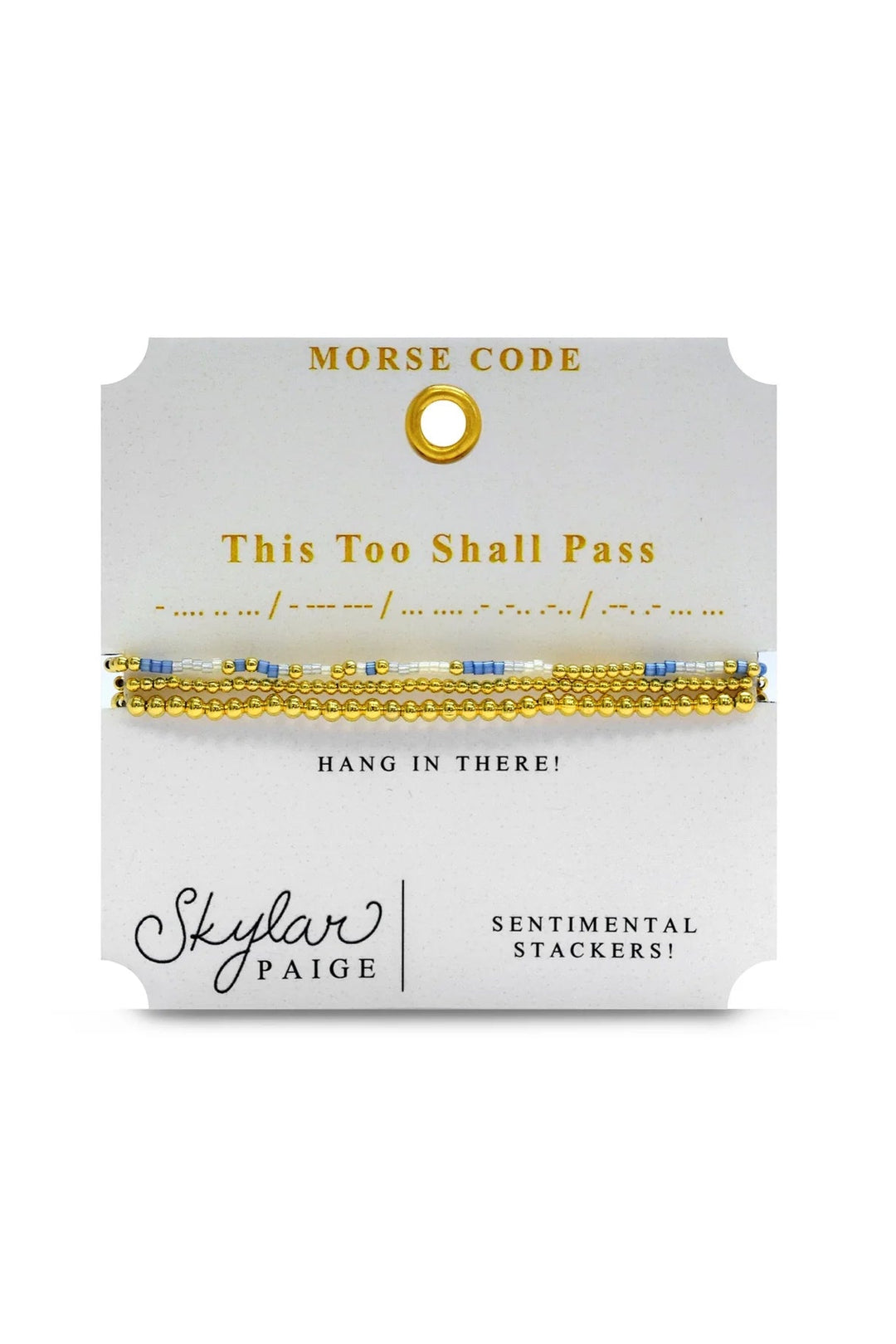 Morse Code Stacker Bracelets