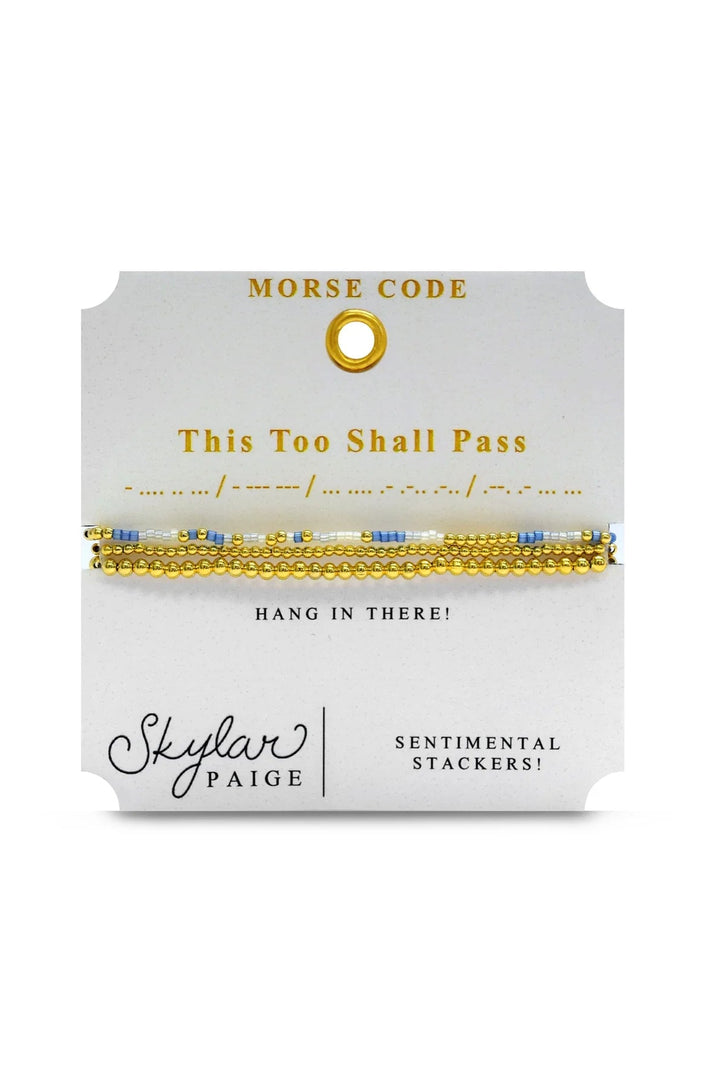 Morse Code Stacker Bracelets