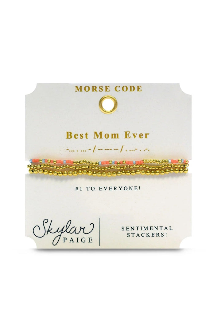 Morse Code Stacker Bracelets