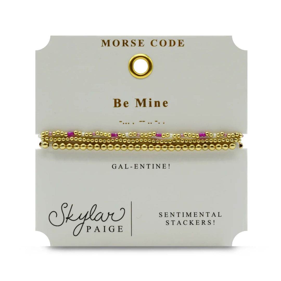 Morse Code Stacker Bracelets