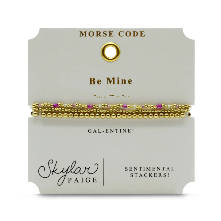 Morse Code Stacker Bracelets