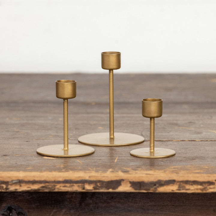 Gold Taper Candle Holder