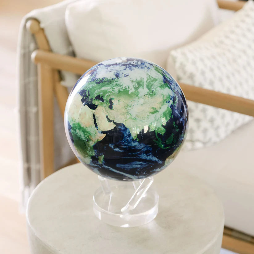 Earth With Clouds Mova Globe