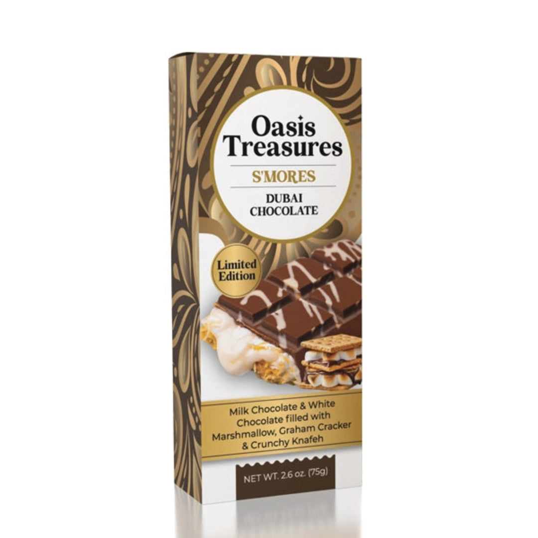 S'mores Dubai Chocolate Bar by Oasis Treasures