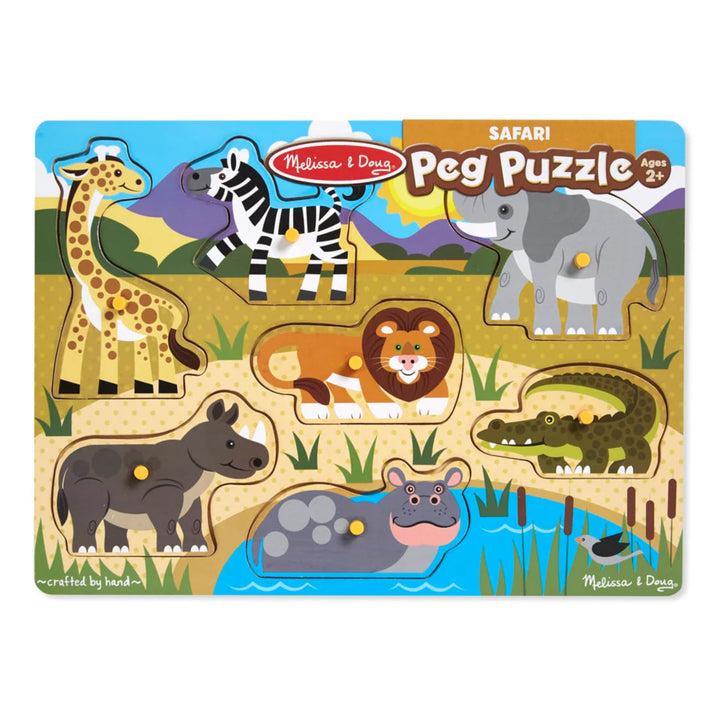 Safari Wooden Peg Puzzle