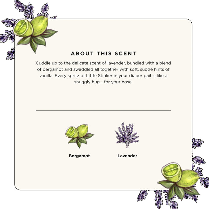Lavender Bergamot Diaper Pail Spray