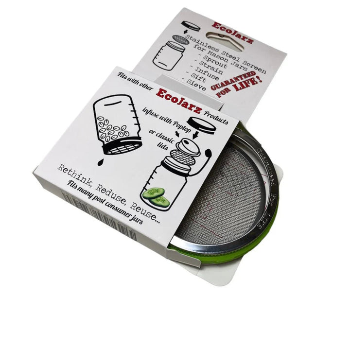 Wide Mouth Mason Jar Screen