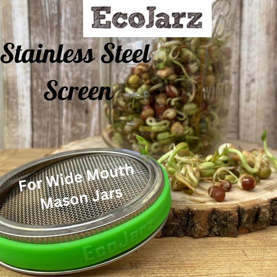 Wide Mouth Mason Jar Screen