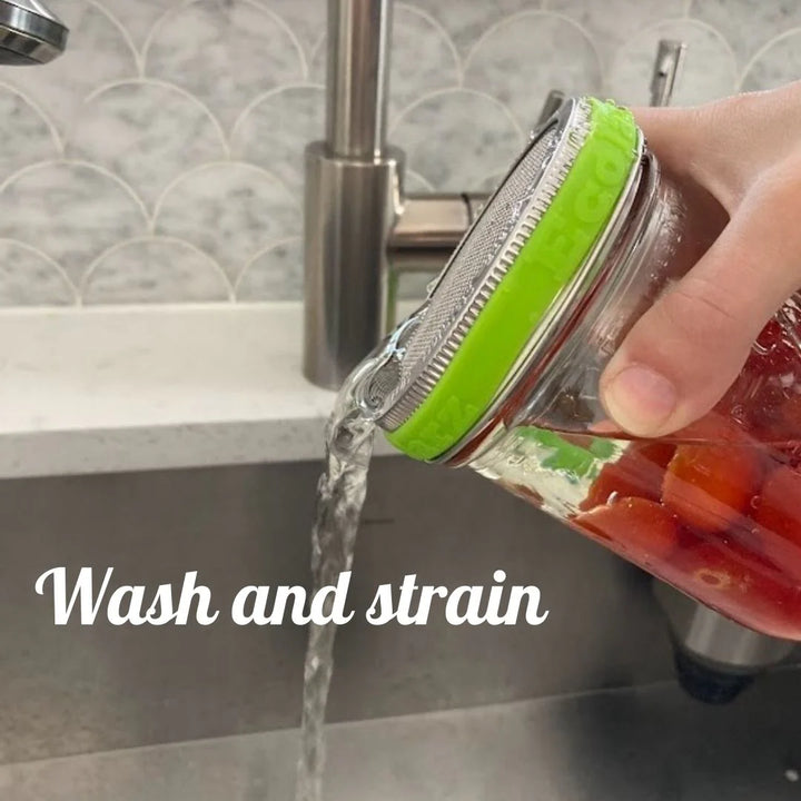 Wide Mouth Mason Jar Screen