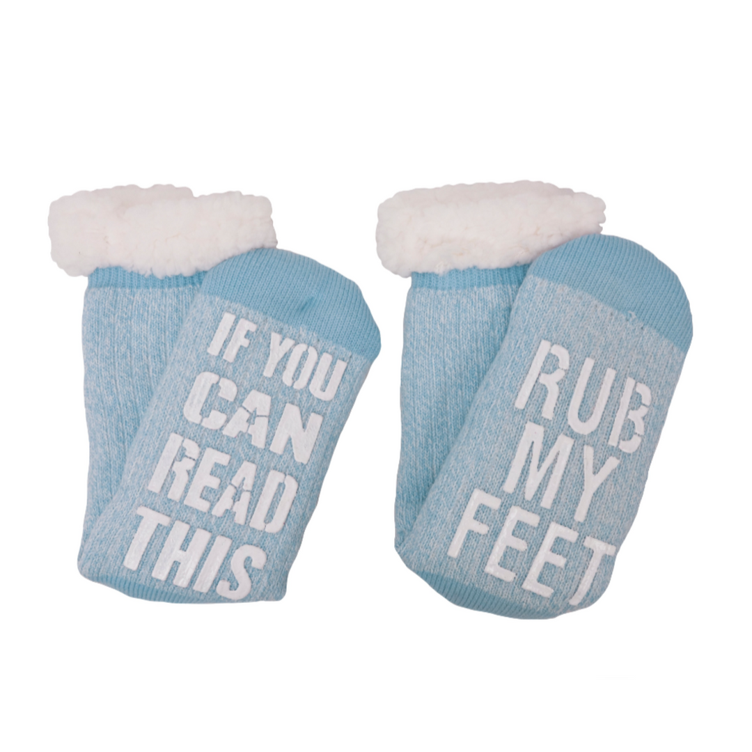 Rub My Feed Thermal Slipper Socks