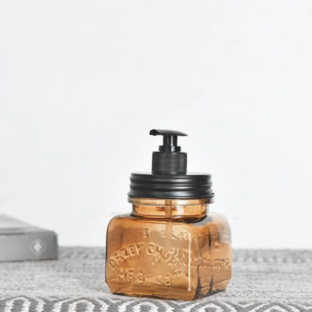 Small Amber Soap Pump