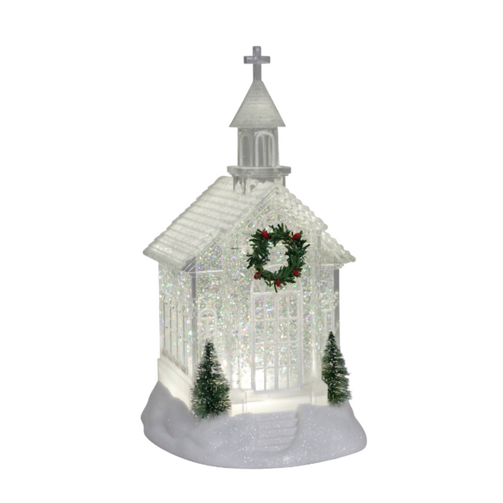 Church Glitter Lantern