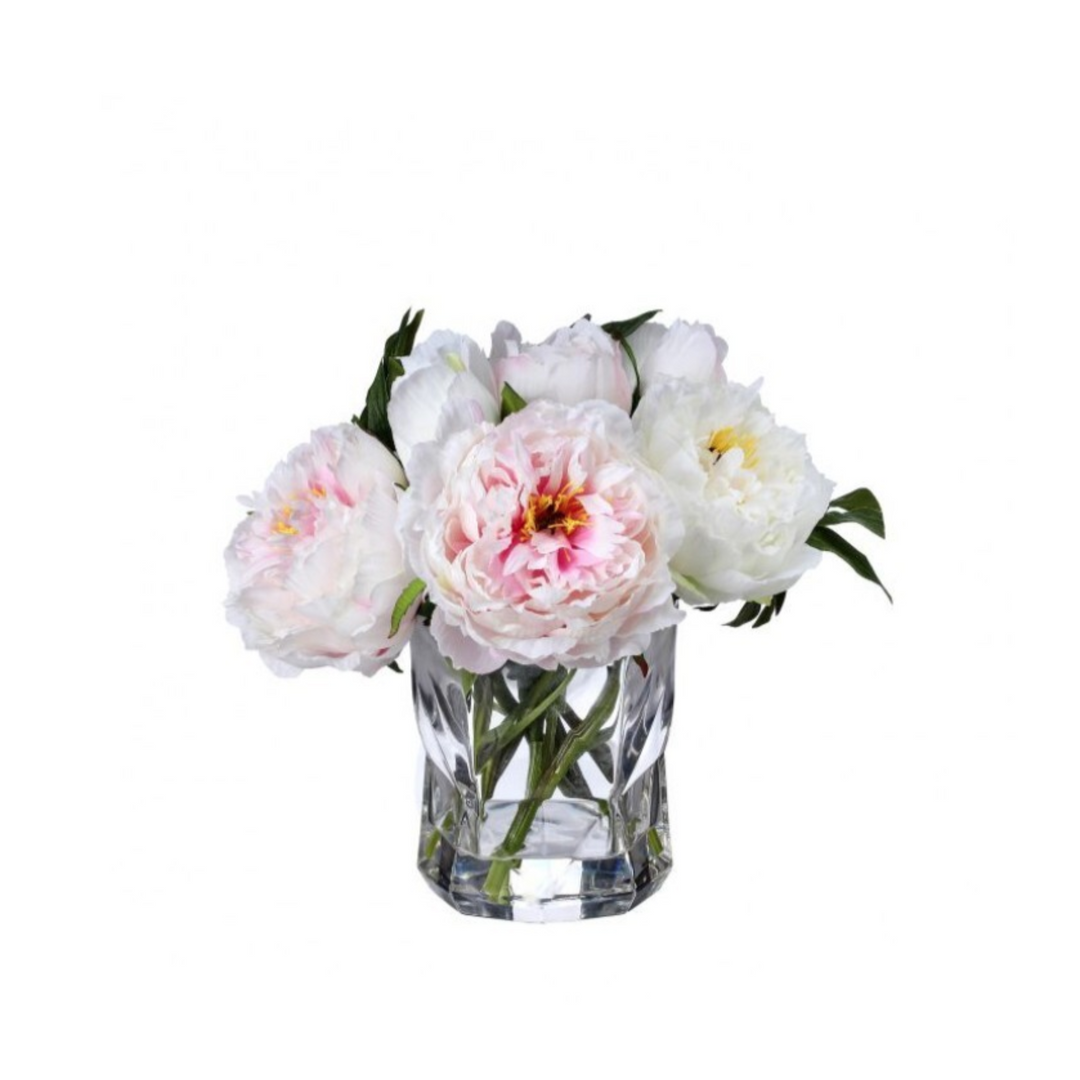 Sarah Bernhardt Peony Illusion Vase