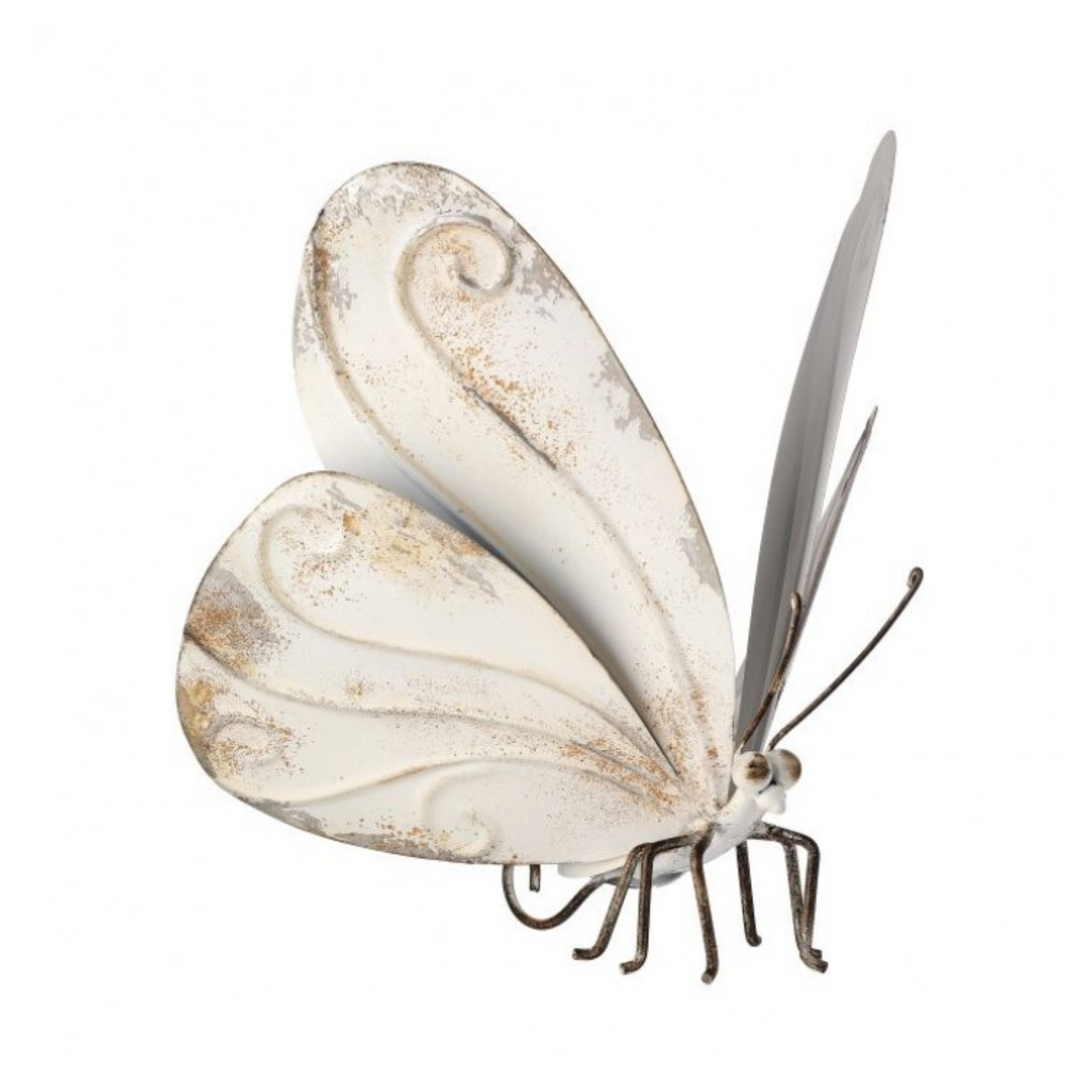 Ivory Metal Butterfly