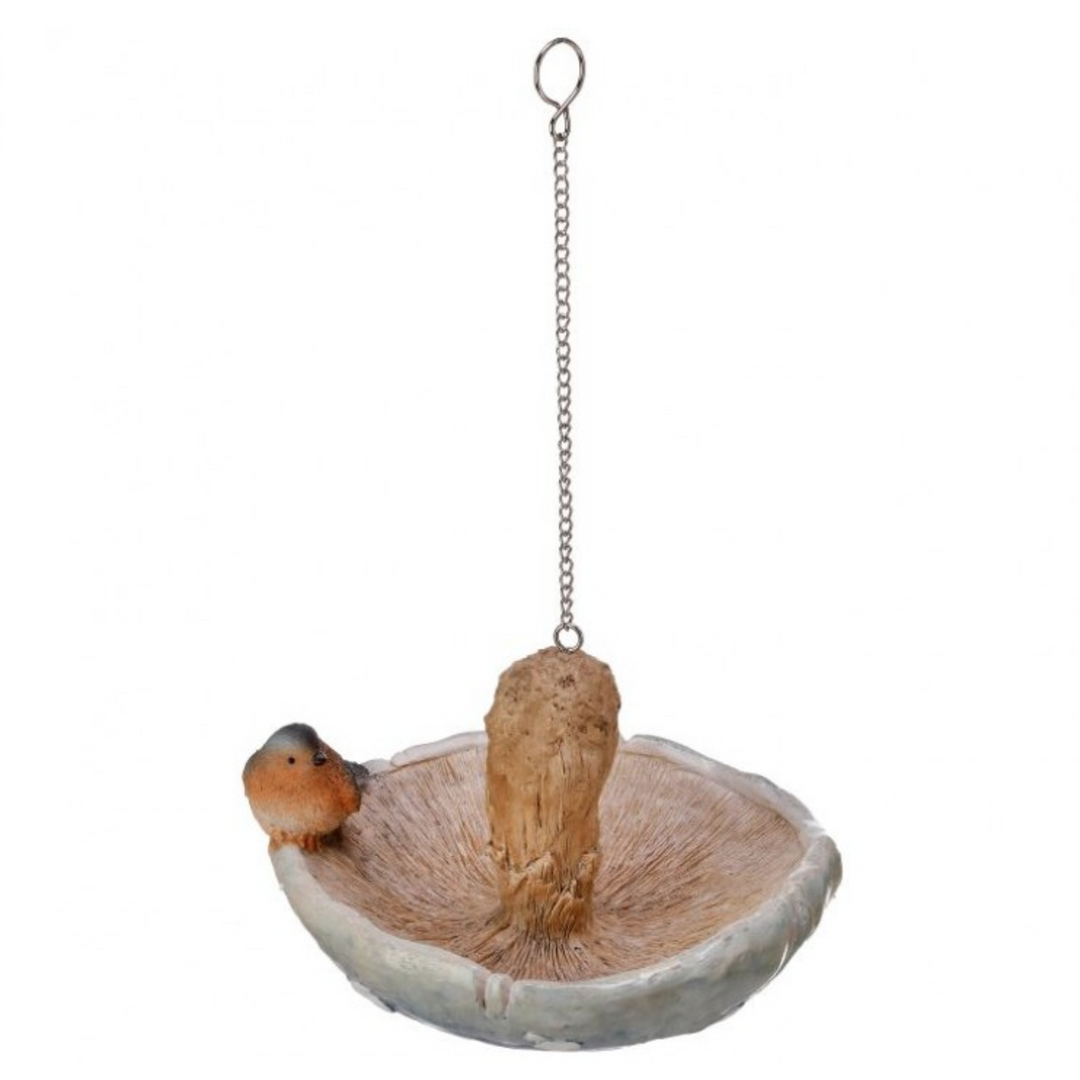 Mini Hanging Mushroom Bird Feeder
