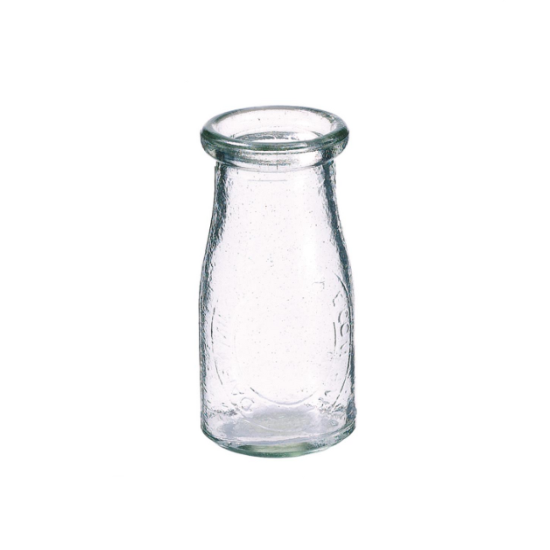 Miniature Glass Milk Bottle
