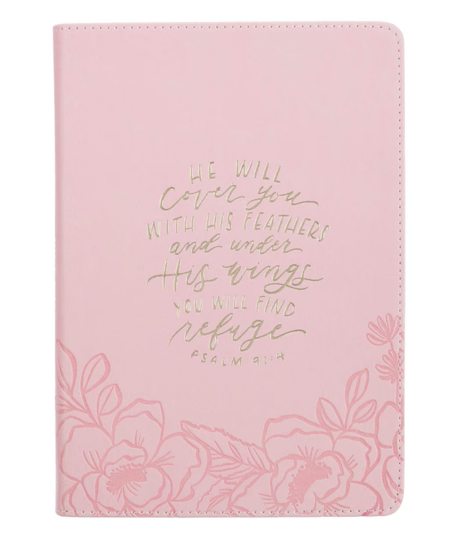 Zip Up Journal With Saying