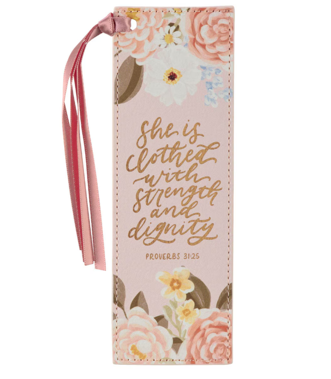 Floral Bookmark Give Thanks