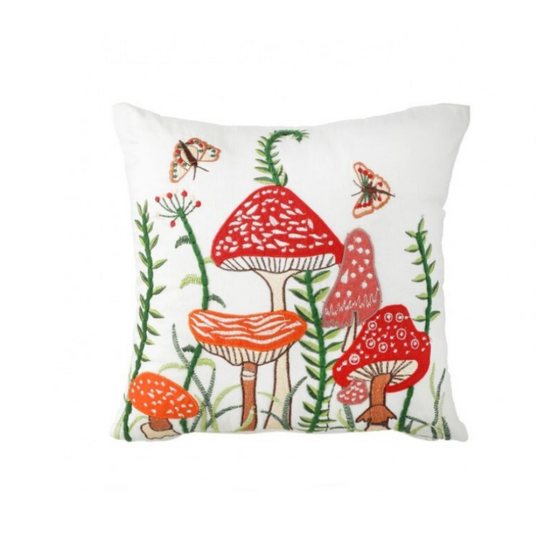 Summer Mushroom Pillow