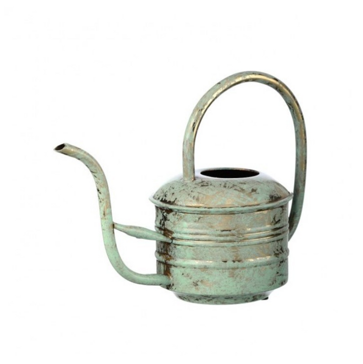 Vintage Patina Metal Watering Can