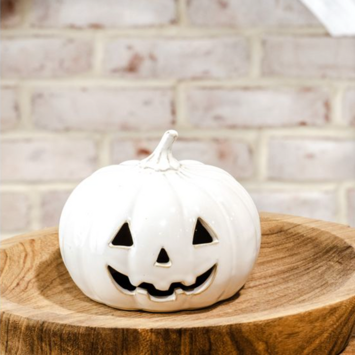 White Jolly Jack-o-Lantern