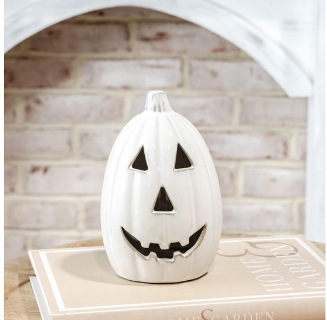 White Jolly Jack-o-Lantern