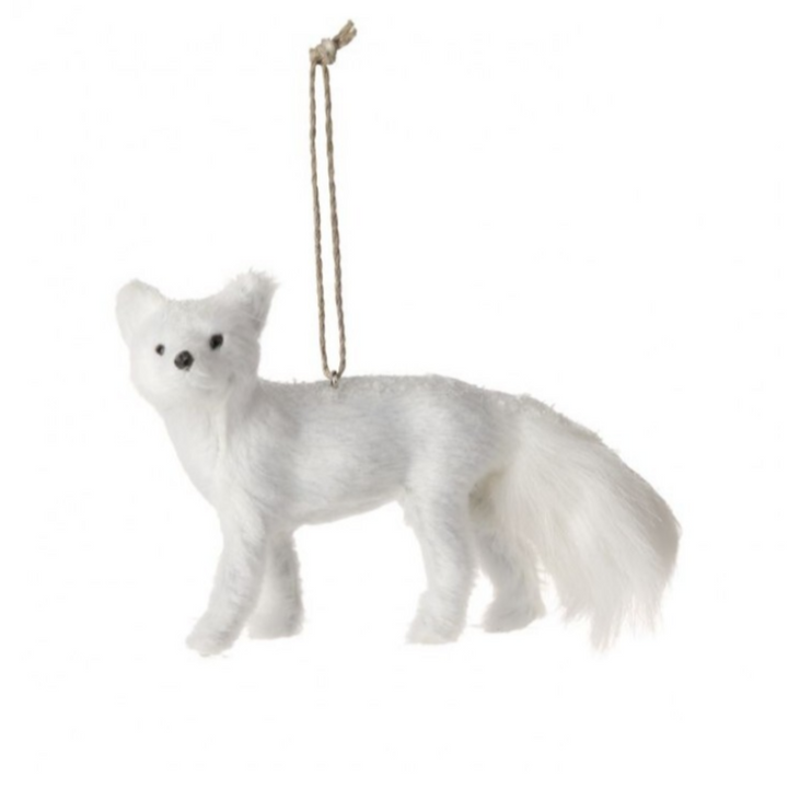 Furry Winter Fox Ornament