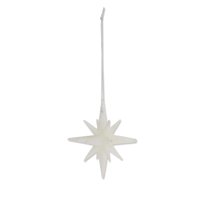 Glittered Multi Point Star Ornament