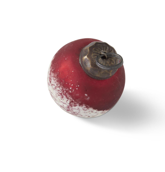 Texture Speckled Glass Ornament