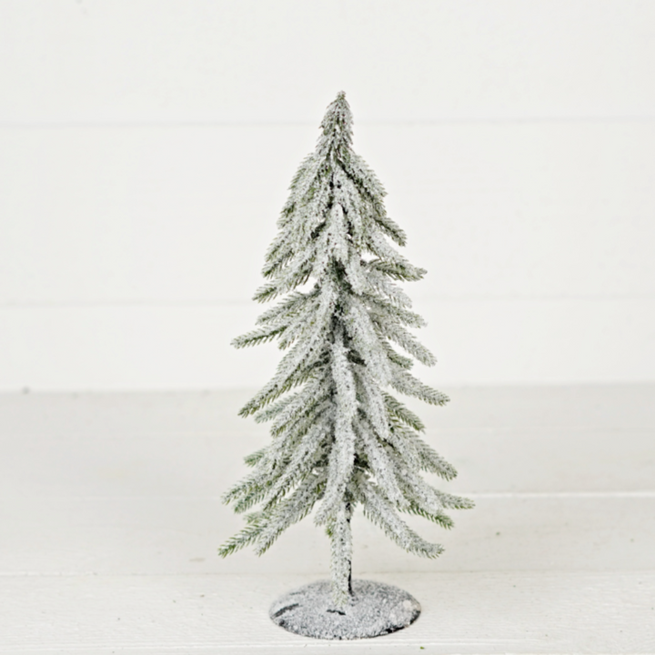 Flocked Twiggy Pine Tree