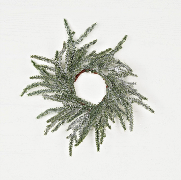 Snowy Sparkle Real Touch Norfolk Candle Ring