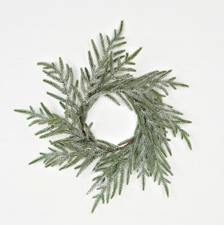 Snowy Sparkle Real Touch Norfolk Candle Ring