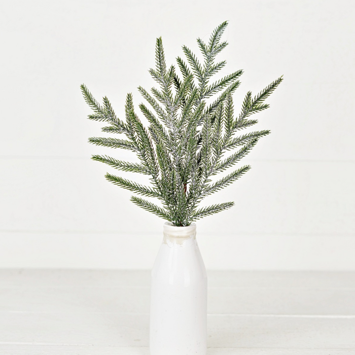 Snowy Sparkle Real Touch Norfolk Pick