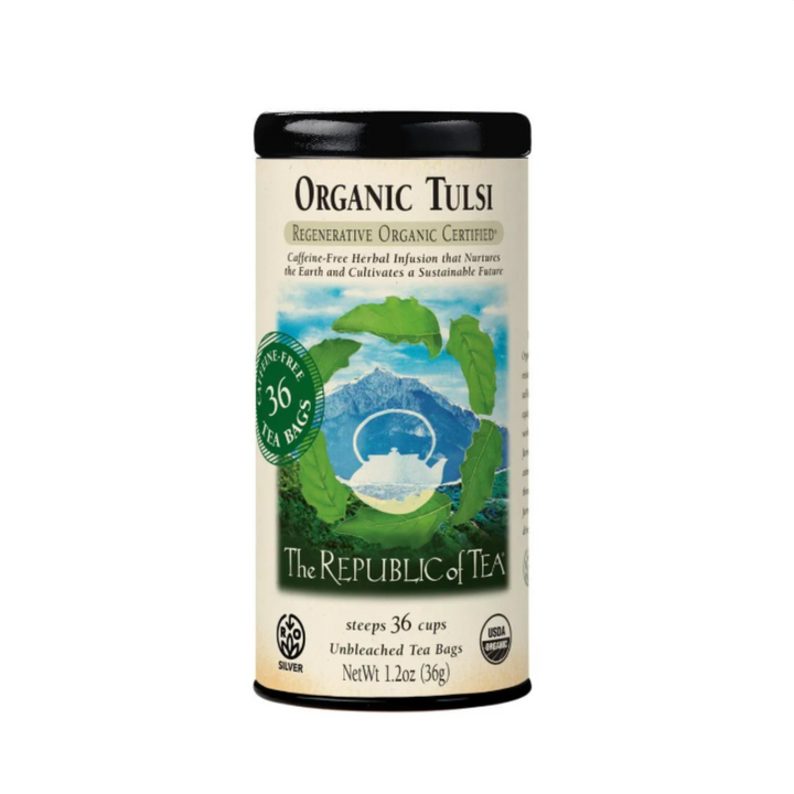 Regenerative Organic Certified Tulsi Herbal Tea