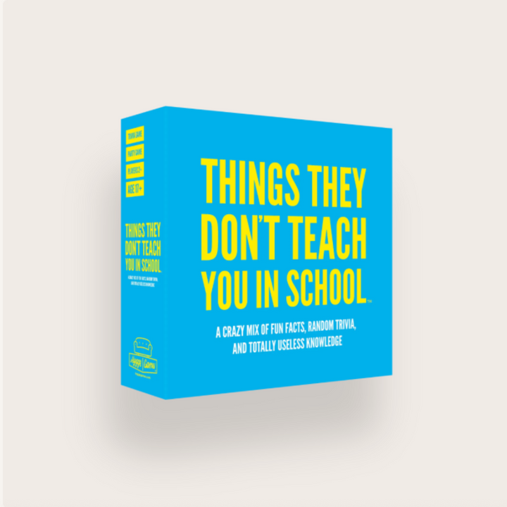 Things They Don't Teach You in School Card Game