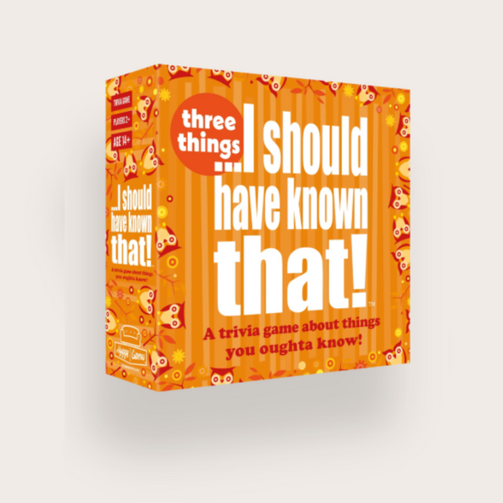 Three Things - I Should Have Known That Card Game