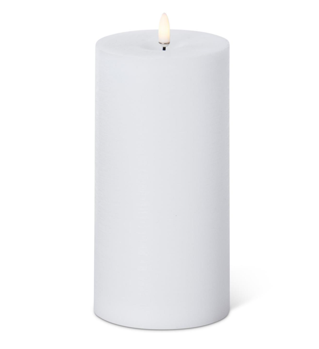 White Pillar Candle