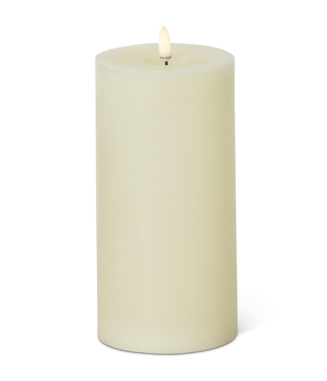 Cream Pillar Candle