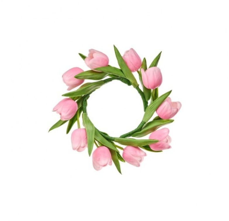 Blushing Tulip Candle Ring