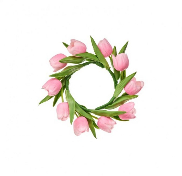 Blushing Tulip Candle Ring