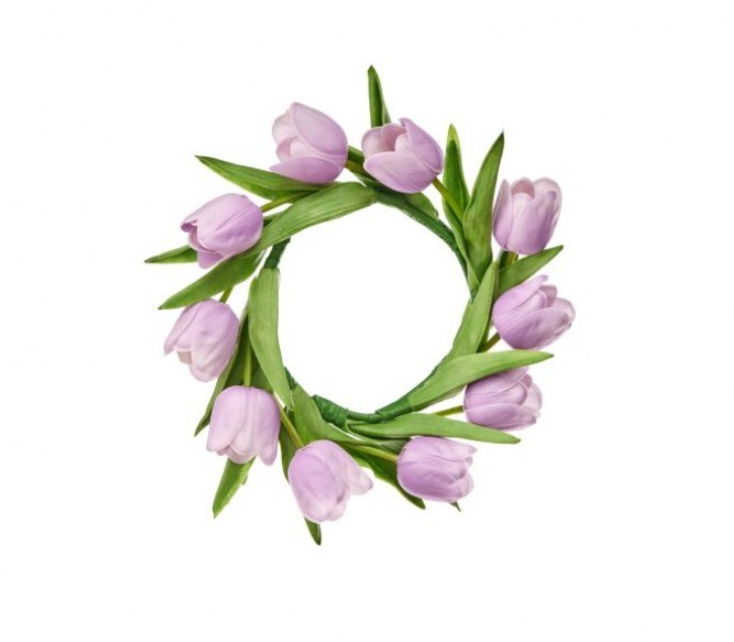 Blushing Tulip Candle Ring
