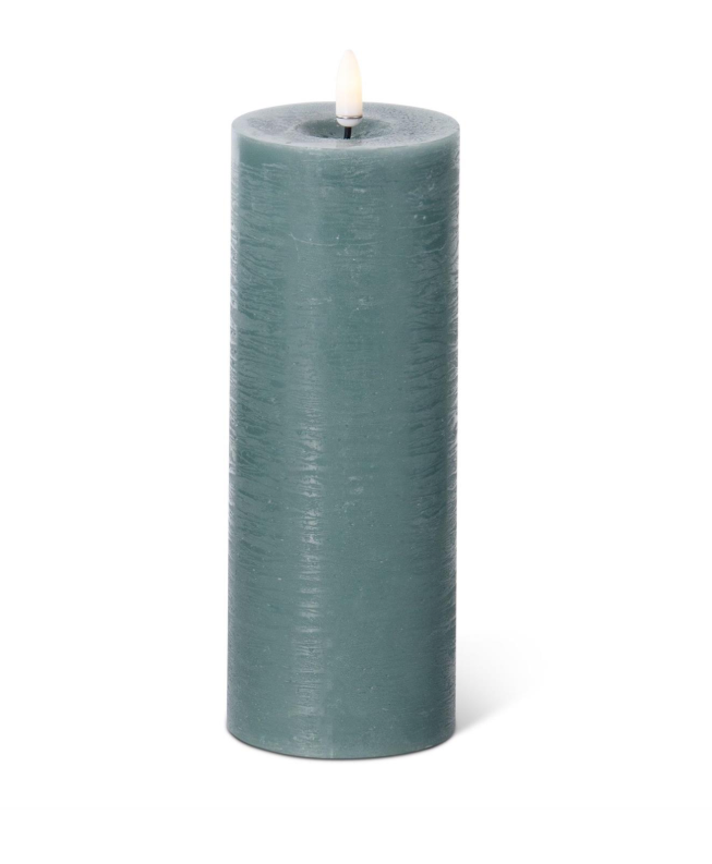 Dark Green Pillar Candle