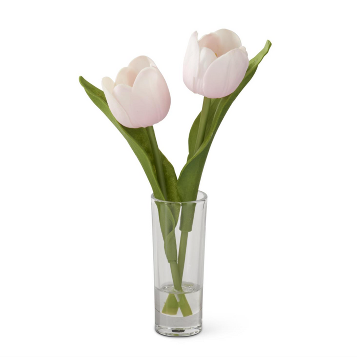 Real Touch Double Tulip Vase Arrangement